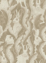 Långelid / von Brömssen Tapete Hares in Hiding - Taupe