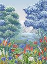 Osborne & Little Papier peint panoramique Elysium - Cobalt