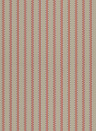 Långelid / von Brömssen Tapete Stitched Stripe - Coral