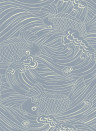 Långelid / Von Brömssen Wallpaper Plenty More Fish - Washed Denim