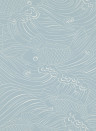 Långelid / von Brömssen Papier peint Plenty More Fish - Ocean Blue