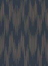 Långelid / von Brömssen Wallpaper Ikat - Midnight & Blue
