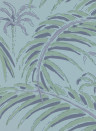 Långelid / von Brömssen Wallpaper Palm House - Evening Blue