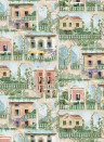 Osborne & Little Carta da parati Villa Como - Terracotta