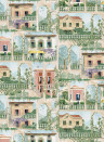 Osborne & Little Papier peint Villa Como - Terracotta