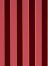 Osborne & Little Wallpaper Regency Stripe - Carmine/ Gold
