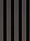 Osborne & Little Tapete Regency Stripe - Charcoal/ Gold