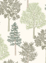Coordonne Wallpaper Arboleda - Silvestre/ Verde Claro