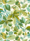 Sanderson Wallpaper Robins Wood - Botanical Green