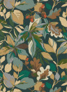 Sanderson Wallpaper Robins Wood - Forest Green/ Sap Green