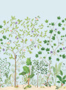 Sanderson Mural Sycamore and Oak - Sky Blue