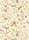 Sanderson Wallpaper Arils Garden - Olive/ Mulberry