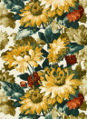 Clarke & Clarke Tapete Sunforest - Olive/ Russet
