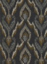 Clarke & Clarke Wallpaper Velluto - Noir