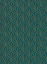 Clarke & Clarke Wallpaper Chrysler - Teal