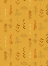 Coordonne Wallpaper Herbario - Curry