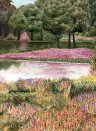 Coordonne Mural Jardin del Espejo - Otono
