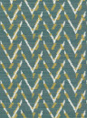 Arte International Carta da parati Chasu - Lemony Teal