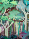 Arte International Wandbild Banyan - Deep Forest