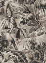 Arte International Wallpaper Tropicali - Black Sepia