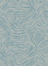 Arte International Papier peint Pentagono - Turquoise