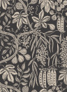 Sandberg Wallpaper Fig Garden - Charcoal