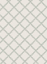Sandberg Papier peint Trellis - Forest Green