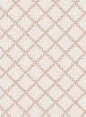 Sandberg Papier peint Trellis - Terracotta