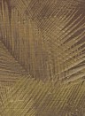 Tropische Palmen Tapete Shield von Arte - Gelb