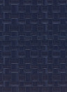 Arte International Wallpaper Weave Dunkelblau