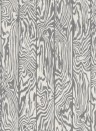 Cole & Son Papier peint Zebrawood - Black/ White