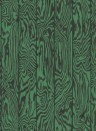 Cole & Son Papier peint Zebrawood - Emerald