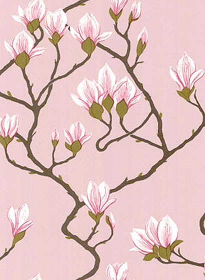 Magnolia - Designtapete von Cole and Son - Altrosa