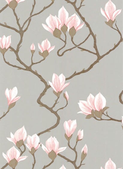 Magnolia - Designtapete von Cole and Son - Grau