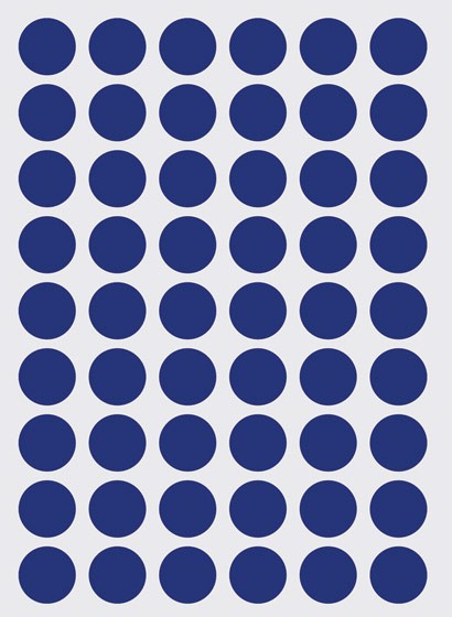 Wallsticker Mini Dots von ferm LIVING - blau