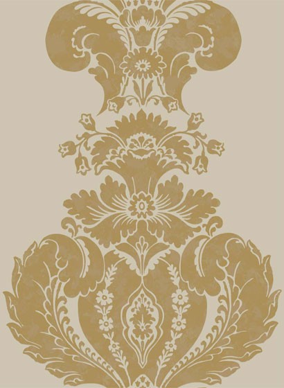 Baudelaire - Designtapete von Cole & Son - Linen/ Gold