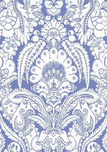 Chatterton - Designtapete von Cole & Son - Blue