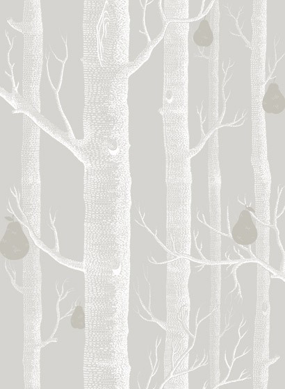 Woods & Pears - Designtapete von Cole and Son - Grey/ White