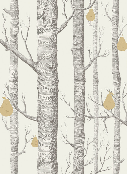 Woods & Pears - Designtapete von Cole and Son - Linen/ Gold