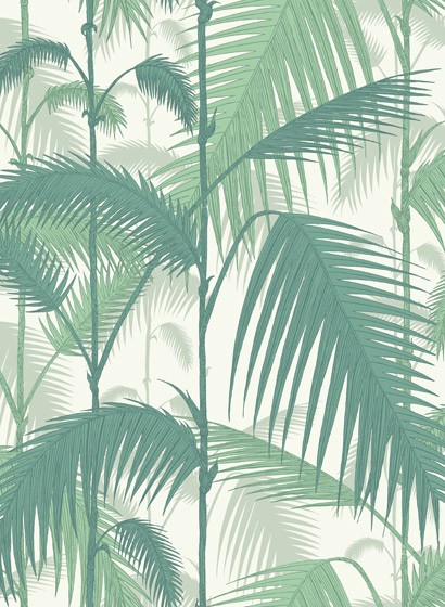 Palm Jungle - Designtapete von Cole and Son - Forest Green