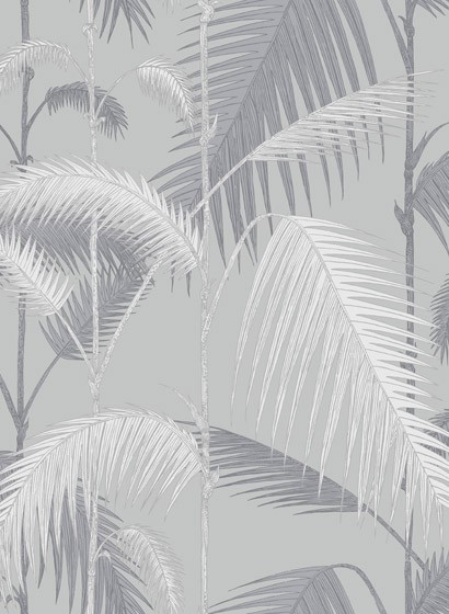Palm Jungle - Designtapete von Cole and Son - Lilac Grey