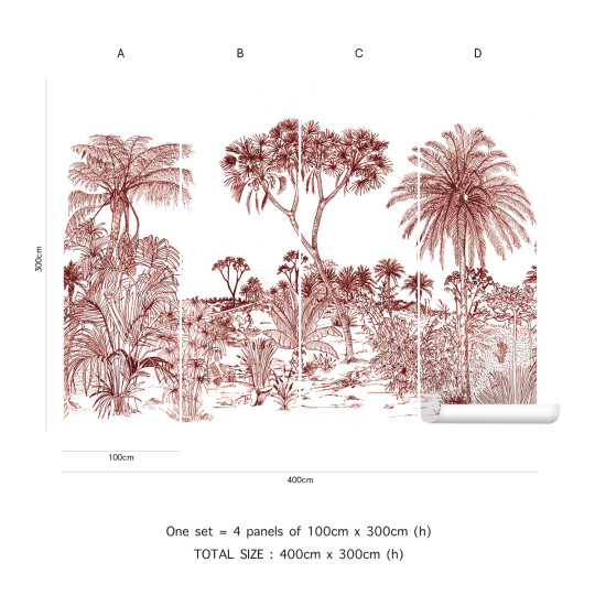 Tenue de Ville Wandbild Savane