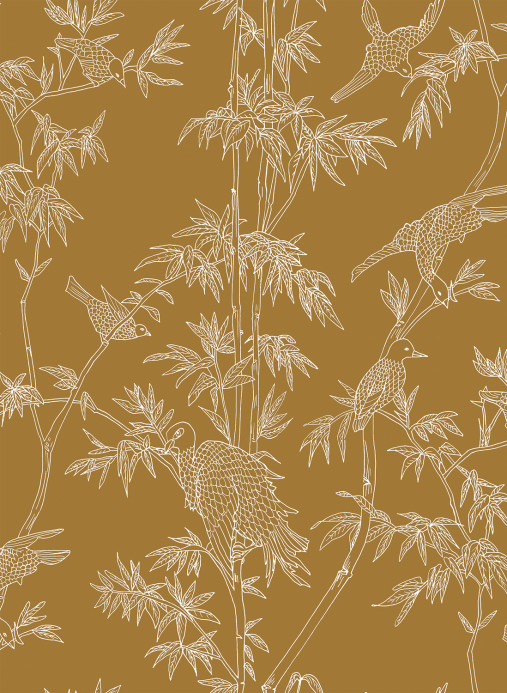 Tenue de Ville Wallpaper Ylang Ylang - Ochre