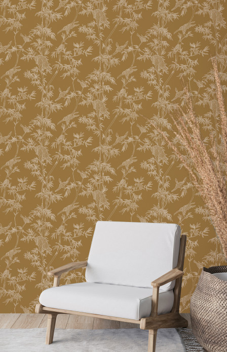 Tenue de Ville Wallpaper Ylang Ylang - Ochre