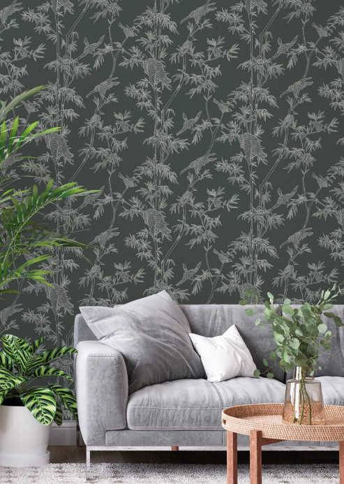 Tenue de Ville Wallpaper Ylang Ylang - Stone