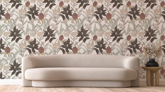 Tenue de Ville Wallpaper Palmarosa - Powder