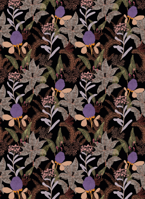 Tenue de Ville Wallpaper Palmarosa - Violet