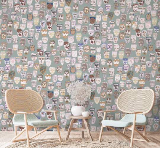 Tenue de Ville Wallpaper Parade - Sage