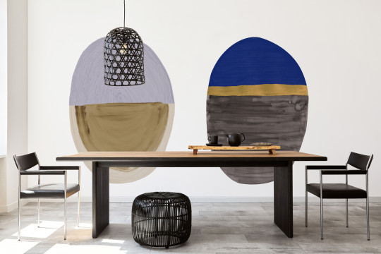Tenue de Ville Wandbild Totem - Cobalt