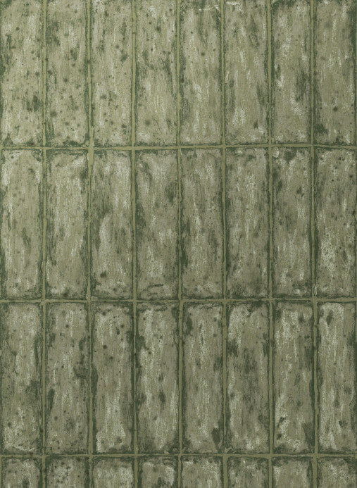 Arte International Wallpaper Chalk Stone - Moss-Green